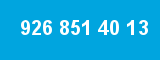 926 851 40 13
